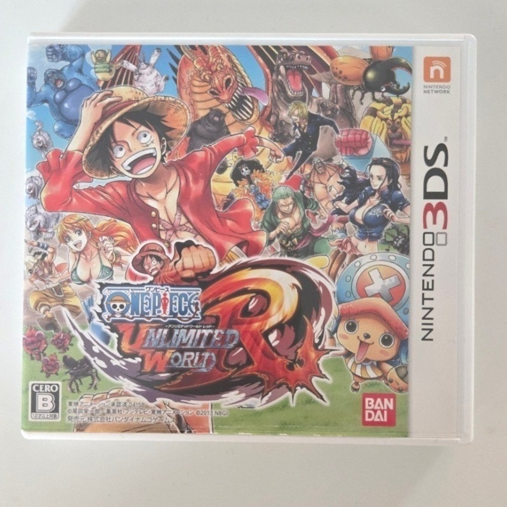 One Piece: Unlimited World Red Nintendo 3DS (Japan Version NTSC-J) (Cero B) CIB